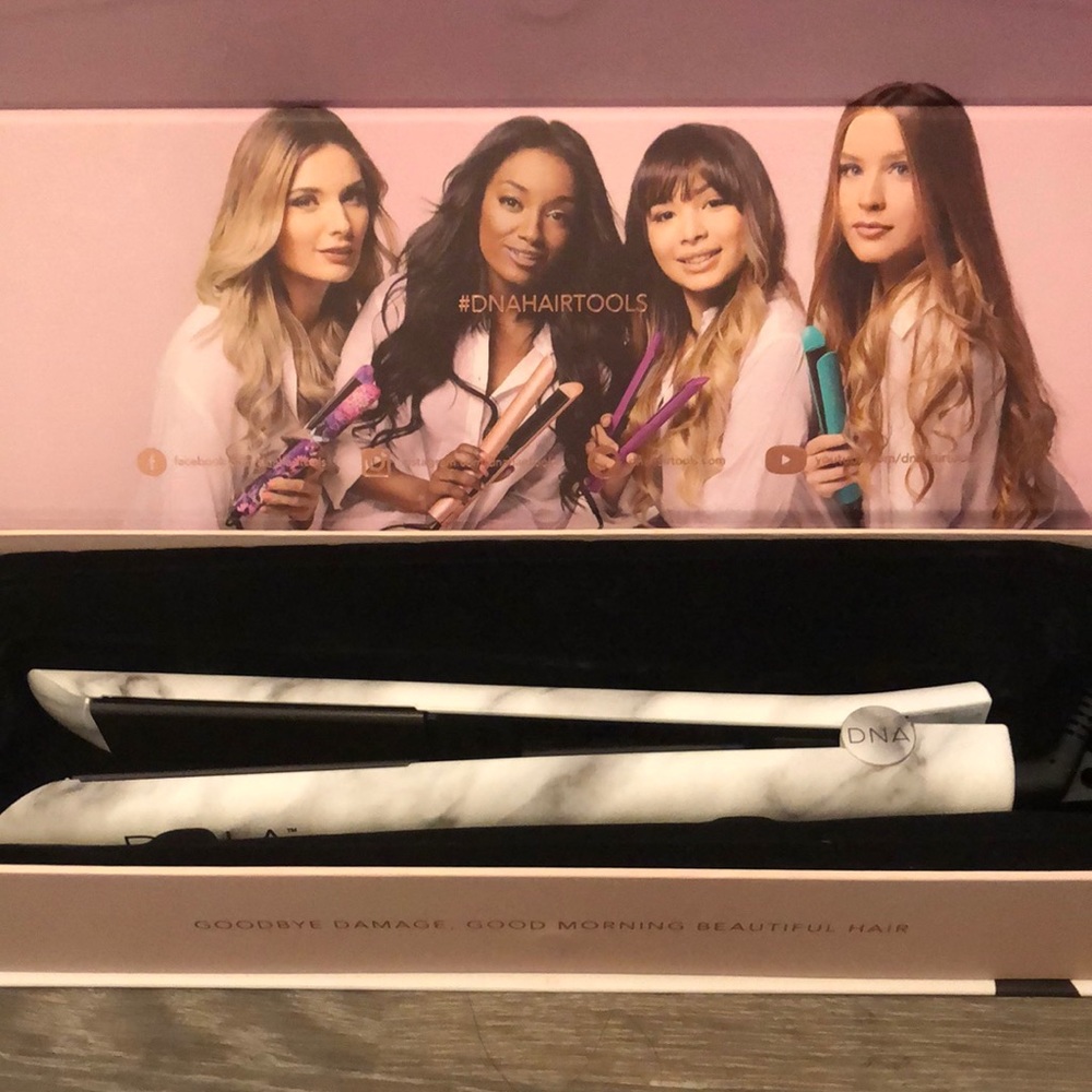 Ceramic Straightener & Curler in One (Verona Marble) (New in Box)